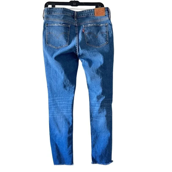 Levi’s‎ 711 Women's Cotton Skinny Distressed Patch Jeans 29 - Picture 3 of 9